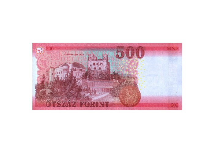 HUNGARY 500 FORINT 2018 P-NEW UNC